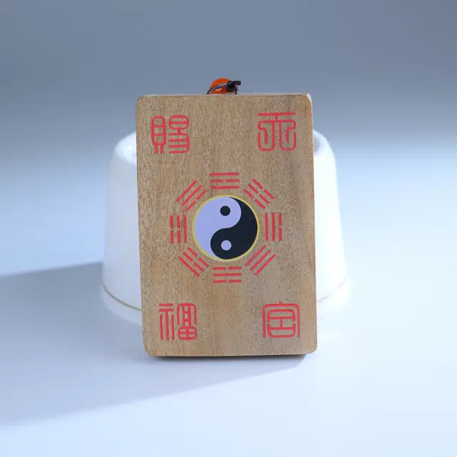 嫒柯 国潮新中式百搭轻奢简约高级设计感素雅美观复古风文艺风四季平安七星高照转运节节高#好运 楠木 项链 男女同款情侣款