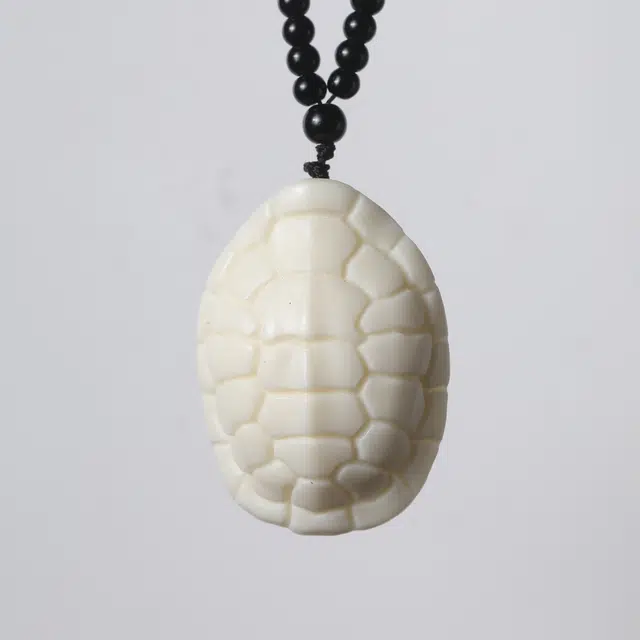 嫒柯 新中式国潮文艺复古风随身携带盘玩摆件办公小众百搭万事如意平安纳福诸事顺遂财源广进工艺品好运 象牙果 手把件 男女同款情侣款