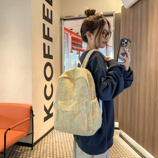泰格奴 工装机能百搭个性运动街头旅行大容量背包初中生高中生大学生上课百搭书包 尼龙 双肩包 男女同款情侣款 黄色/绿色/红色/白色