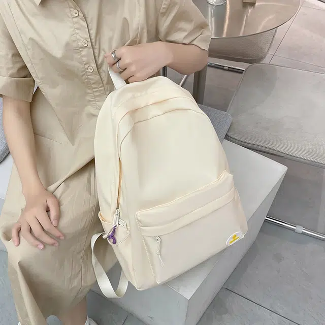 泰格奴 小清新高颜值精美潮版韩版上课百搭书包 尼龙 双肩包 常规 男女同款情侣款 多色