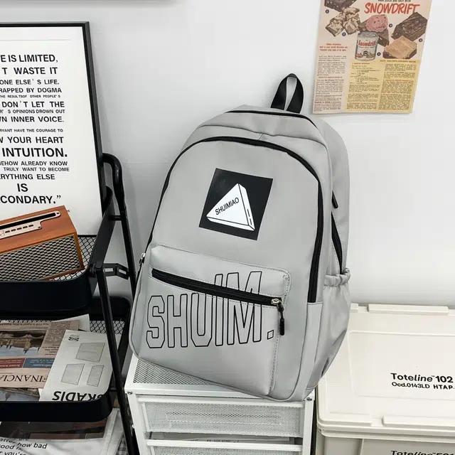 泰格奴 工装机能百搭个性运动街头旅行大容量背包初中生高中生大学生上课百搭书包 尼龙 双肩包 男女同款情侣款 多色