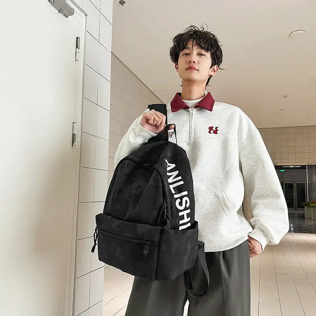 泰格奴 高颜值时尚简约潮流 尼龙 双肩包 常规 男女同款情侣款 多色