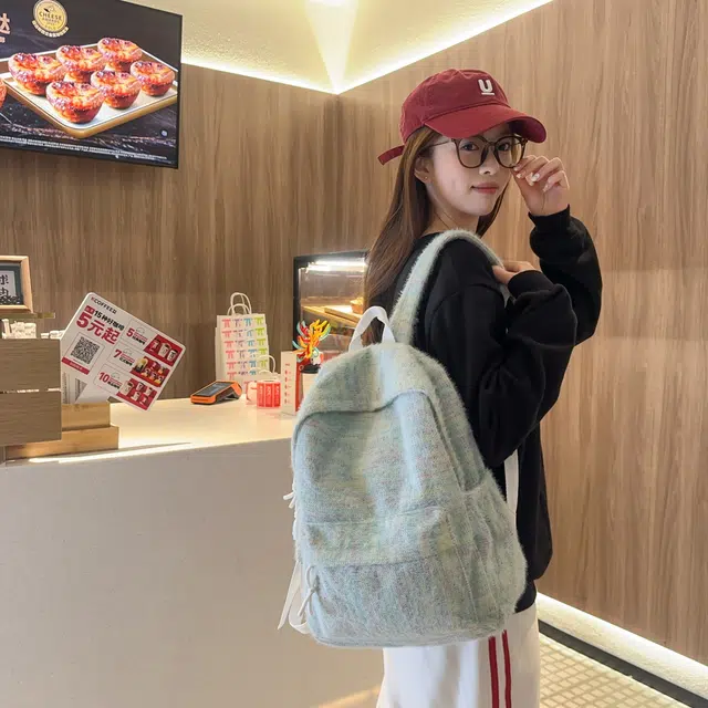 泰格奴 工装机能百搭个性运动街头旅行大容量背包初中生高中生大学生上课百搭书包 尼龙 双肩包 男女同款情侣款 黄色/绿色/红色/白色