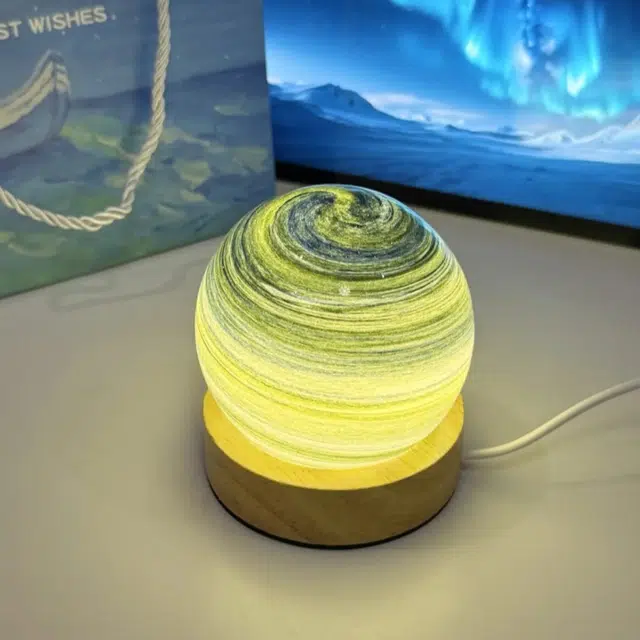 皮皮豆 浪漫系银河星空小夜灯 星河璀璨宇宙氛围灯 礼盒装 成品模型