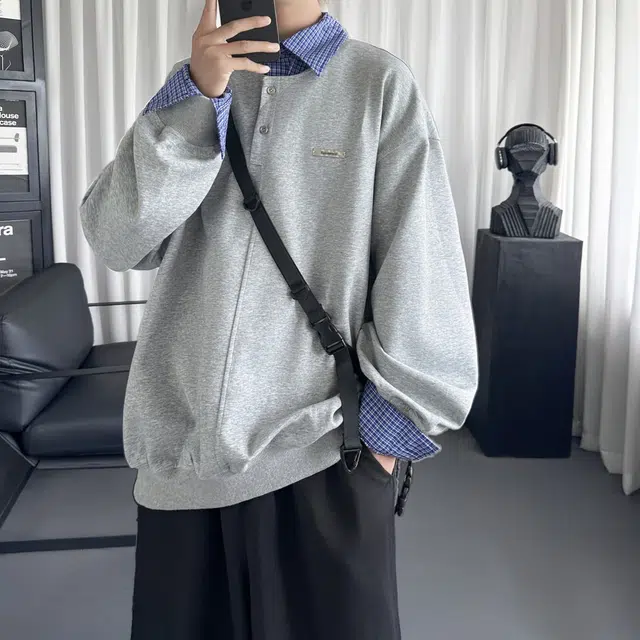 加荣 宽松舒适情侣休闲百搭基础款套头秋青少年帅气学生潮流风格大气高级感春秋卫衣 男女同款