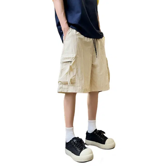 加荣 大口袋休闲青少年户外运动工装短裤 男女同款