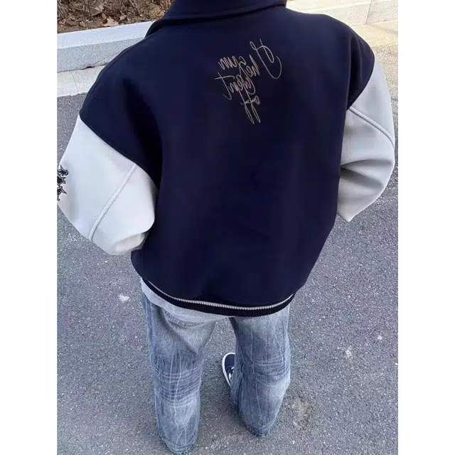 加荣 国潮美式字母刺绣棒球服男款秋季高街宽松上衣男装时尚高端飞行员夹克男士小众设计感开衫外衣男高级感痞帅休闲外套 男女同款