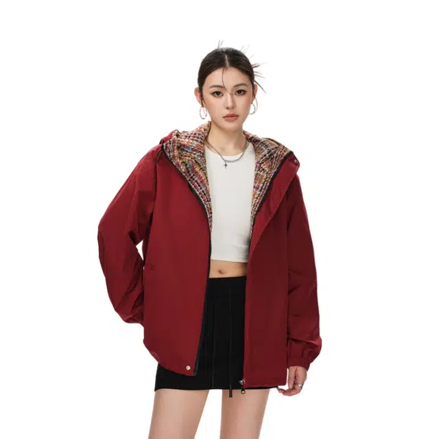 加荣 春秋时尚百搭宽松男休闲衣日常通勤舒适拉链开衫卫衣美式复古潮流高街纯色男士款外套简约连帽男款慵懒风透气男上衣 男女同款