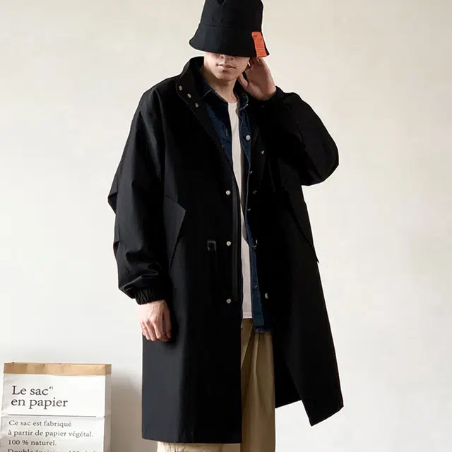 加荣 中长款英伦潮牌宽松假两件痞帅高级感毛时尚高端大衣 男女同款