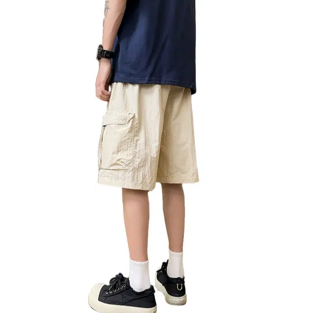 加荣 大口袋休闲青少年户外运动工装短裤 男女同款