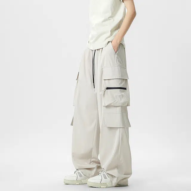 加荣 宽松休闲百搭工装裤 男女同款