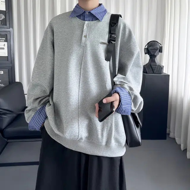 加荣 宽松舒适情侣休闲百搭基础款套头秋青少年帅气学生潮流风格大气高级感春秋卫衣 男女同款