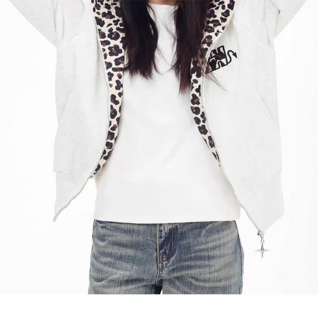 加荣 春秋日常舒适百搭设计感时尚高端刺绣小恶魔元素上衣美式复古高街慵懒休闲开衫宽松港风式拉链连帽小众长袖情侣卫衣 男女同款