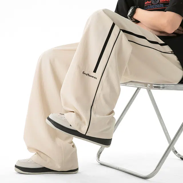 加荣 百搭潮流百搭时尚简约冰丝休闲裤 男女同款