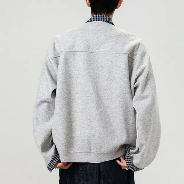 加荣 美式复古假两件拼接宽松百搭休闲松弛感老钱风长袖时尚高级感夹克外套 男女同款