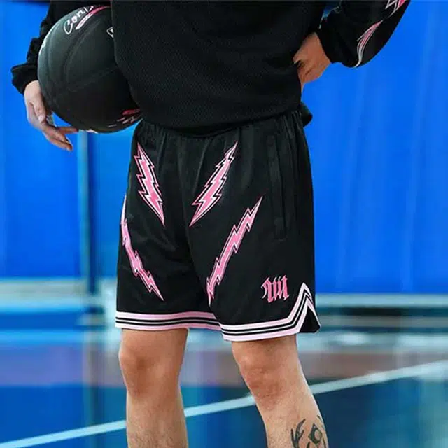 拾个壹先生 美式篮球运动训练复古双层休闲短裤 男女同款