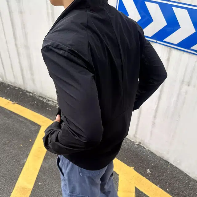 拾个壹先生 美式复古网眼立领裁剪轻量化薄款冰丝凉感山系户外复古高街机能风休闲宽松百搭夹克外套 男女同款