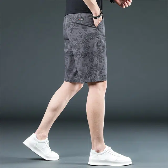 吉肯蒂 宽松直筒舒适百搭休闲短裤 男款
