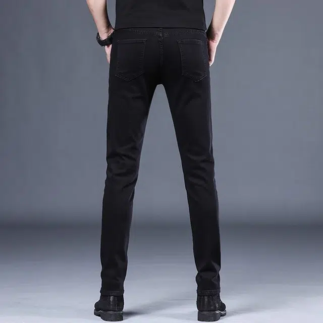 吉肯蒂 潮牌修身小脚秋冬潮流弹力休闲长裤子牛仔裤 男款