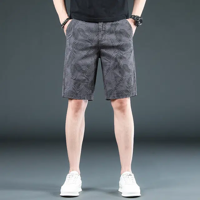 吉肯蒂 宽松直筒舒适百搭休闲短裤 男款