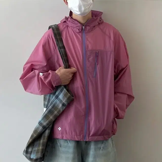 冈哉 多口袋拉链设计美式冰丝透气多巴胺穿搭通勤日常百搭凉感中性风轻薄户外山系长袖夹克外套 男女同款