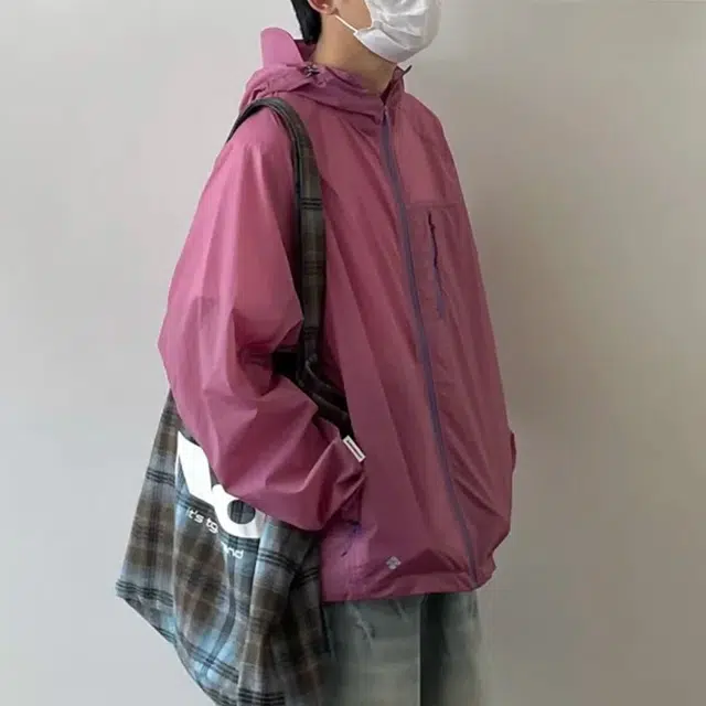 冈哉 多口袋拉链设计美式冰丝透气多巴胺穿搭通勤日常百搭凉感中性风轻薄户外山系长袖夹克外套 男女同款