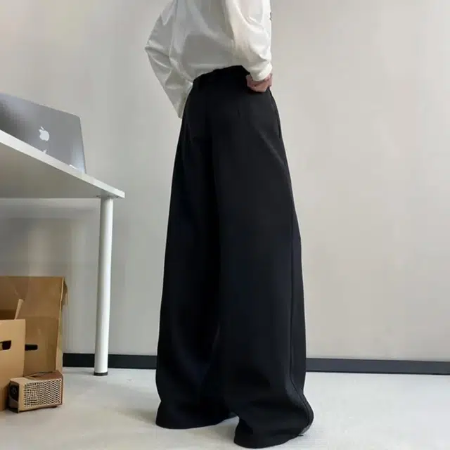 悍戈 美式潮流百搭垂感高级感阔腿长裤休闲裤 男女同款