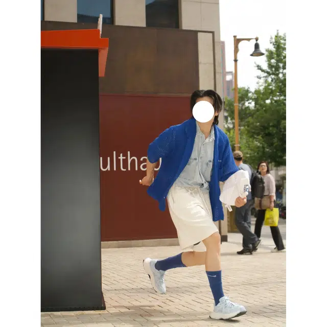 冈哉 美式高级纹理感提花华夫格菠萝格五分裤舒适透气宽松大码跑步健身运动通勤百搭休闲短裤 男女同款
