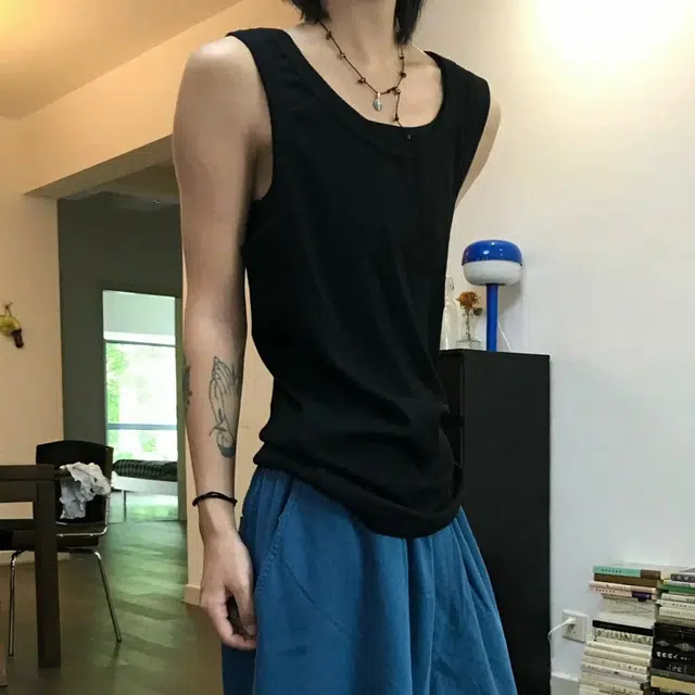 冈哉 美式学院经典纯色学生日常宽松休闲跑步健身运动简约基础款圆领潮流个性坎肩无袖背心 男女同款