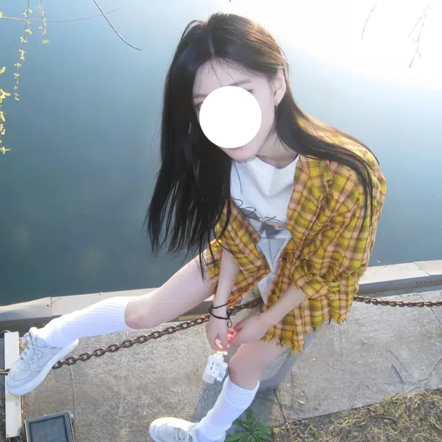 冈哉 美式潮流高街复古多巴胺条纹格子衫拼接设计透气亲肤流苏下摆街头痞帅潮流舒适百搭宽松休闲翻领落肩垂感长袖衬衫 男女同款