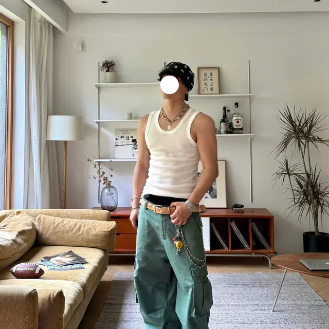 冈哉 美式高街潮牌穿搭潮流户外运动个性百搭基础款健身日常透气舒适亲肤休闲无袖上衣背心 男女同款