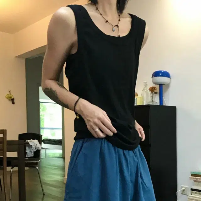冈哉 美式学院经典纯色学生日常宽松休闲跑步健身运动简约基础款圆领潮流个性坎肩无袖背心 男女同款