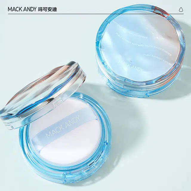玛可安迪 水散粉+粉底液组合套装 控油易上色自然防水彩妆磨皮哑光雾面不脱妆不卡粉提亮肤色均匀肤色
