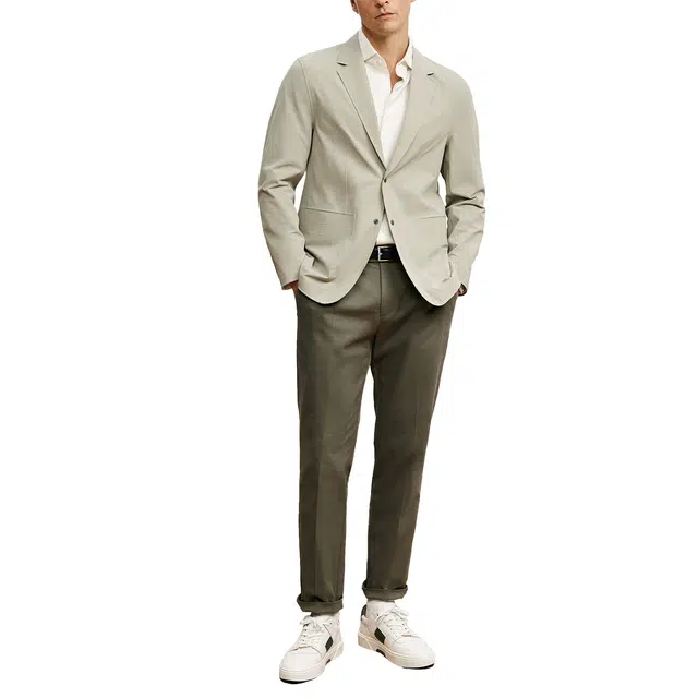 丹宁哲学 高端无缝贴合工艺抗皱易打理休闲西装 男款