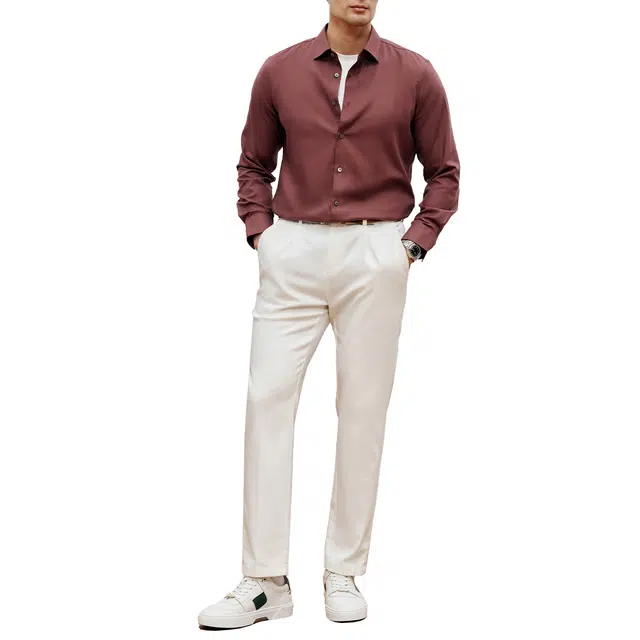 丹宁哲学 舒适简约休闲时尚百搭通勤长袖衬衫 男款