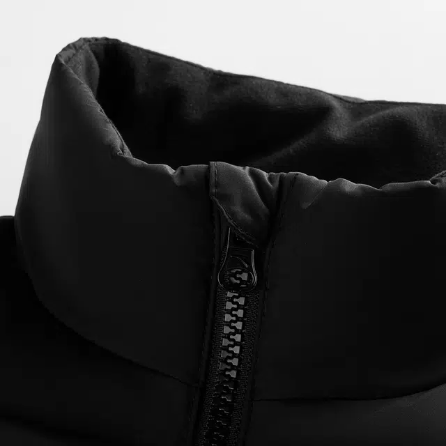 安踏儿童 跑训基础百搭  舒适保暖冬季四防面包羽绒服 男女大小童  黑