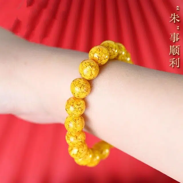 白泽宇宙 诸事顺意系列 吉祥安康国风新中式转运珠 简约时尚高级感个性百搭手饰#好运再造辰砂 朱砂 手串 男女同款情侣款