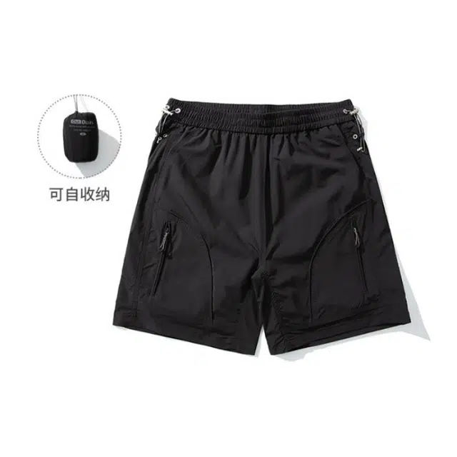 法文箱子 城市通勤系列 时尚夏季户外山系阔腿五分纯色帅气潮流百搭高街休闲短裤 男款