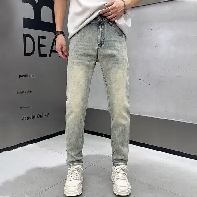 尘映 美式直筒裤子户外穿搭牛仔裤 男款