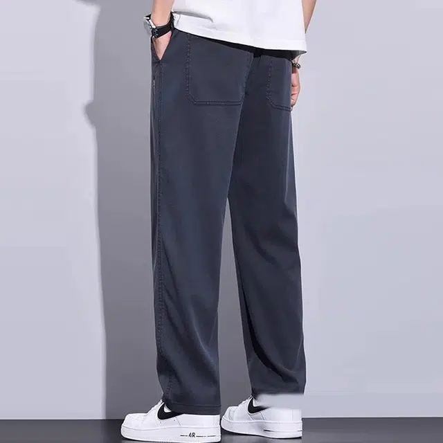 炳盛 夏季薄款凉感宽松阔腿休闲裤 男女同款