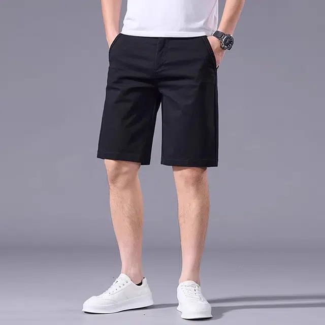 炳盛 时尚百搭潮流系列 夏季薄款宽松直筒五分裤休闲短裤 男女同款