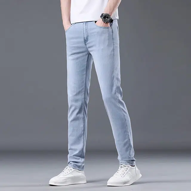 炳盛 直筒舒适简约百搭时尚牛仔裤 男女同款