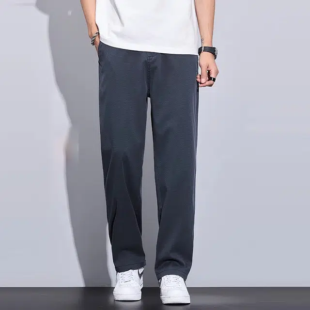 炳盛 夏季薄款凉感宽松阔腿休闲裤 男女同款