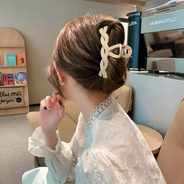 希铃 简约百搭 亚克力 发夹 女款