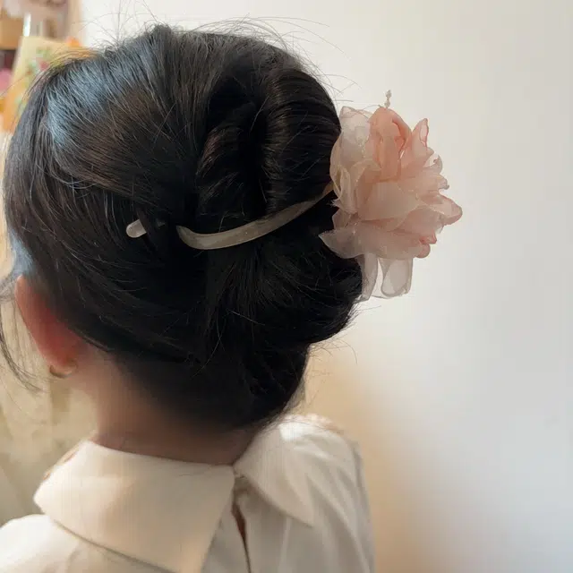 希铃 花朵唯美 海边度假  简约百搭 实用 修饰后脑勺 亚克力 发夹 女款