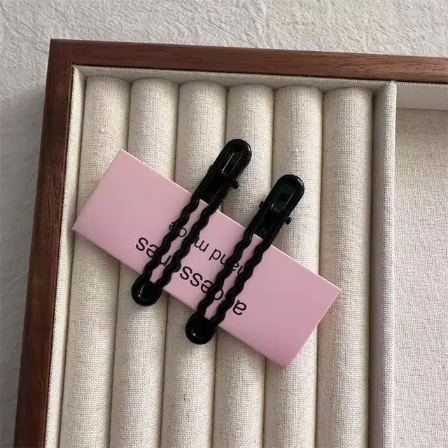 希铃 多巴胺彩色波浪碎发 亚克力 发夹 女款