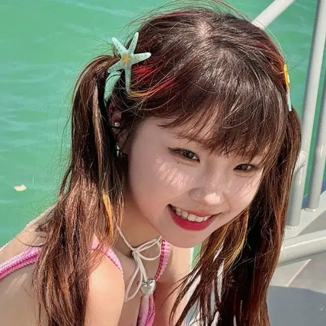 希铃 夏日海滩蓝色海星气质 亚克力 发夹 女款