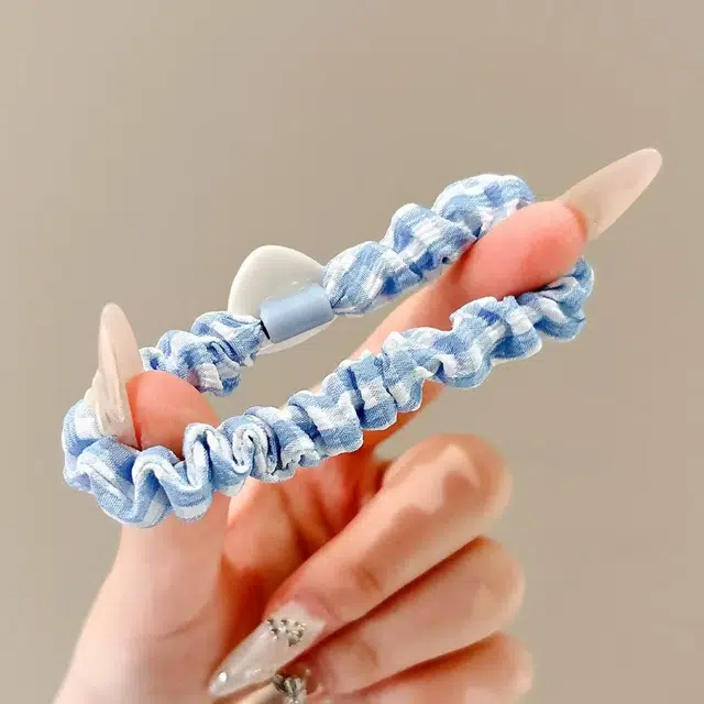 希铃 甜美学院风高弹力小熊甜品 亚克力 发圈 女款
