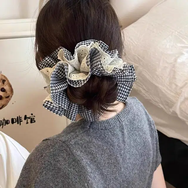 希铃 复古芭蕾风 布艺 发圈 女款