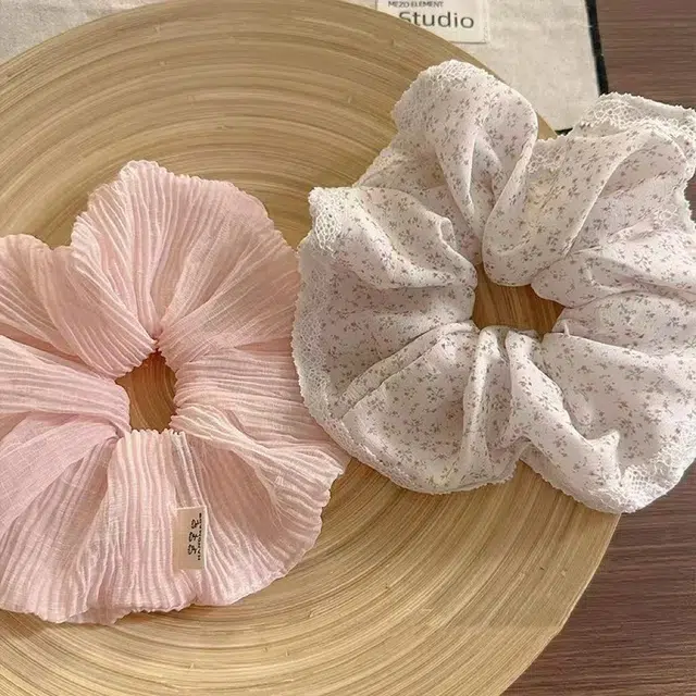 希铃 甜美发饰蕾丝花边碎花 布艺 发圈 女款